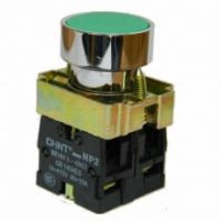 Кнопка NP2-BA35 1NO+1NC Зеленая