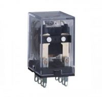 Промежуточное реле JZX-22F(D) 2 конт. с инд. LED 5А 220В AC